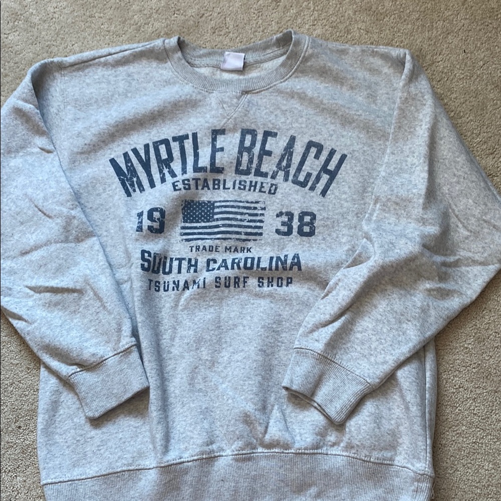 Gray Myrtle Beach Sweatshirt
